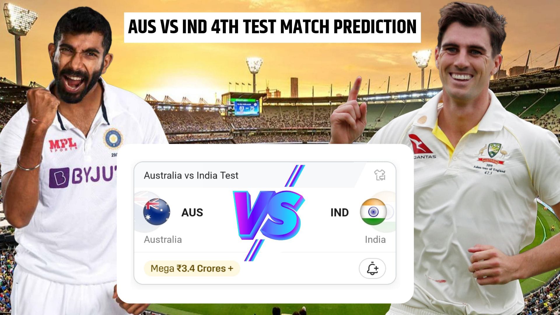 AUS VS IND 4th Test Dream11 Prediction Hindi