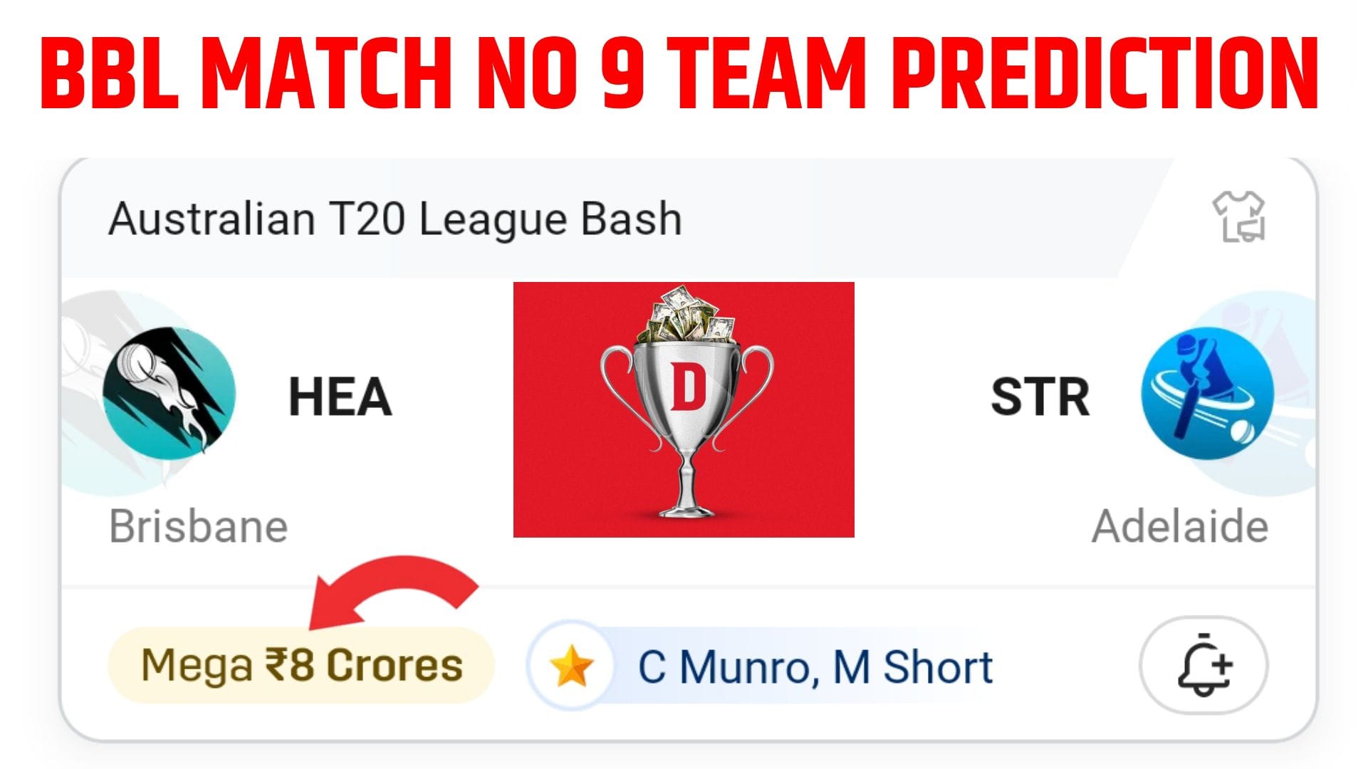 Brisbane Heat vs Adelaide Strikers Best Team Prediction