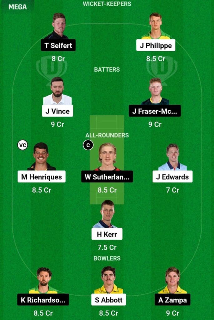 SIX Vs REN Dream11 Prediction Team 2