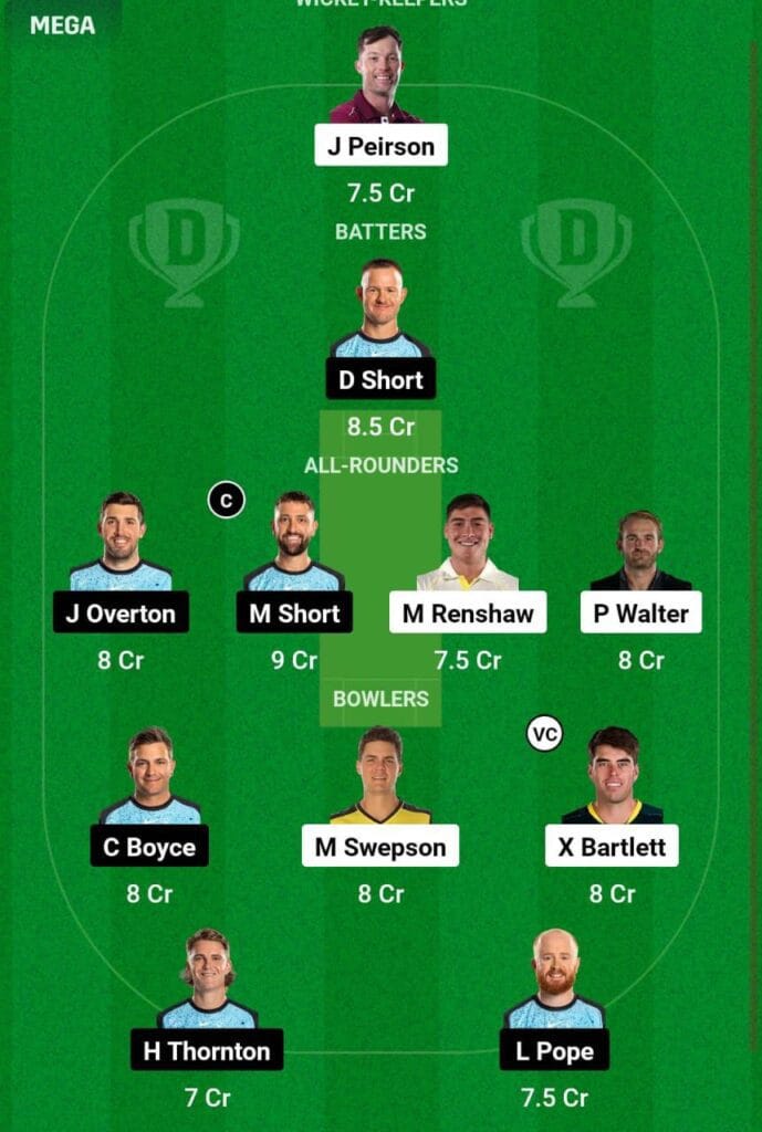 HEA vs STR Dream11 Prediction Team Suggestions