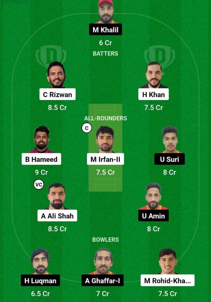 SHA VS EMR Dream11 Suggestion Team