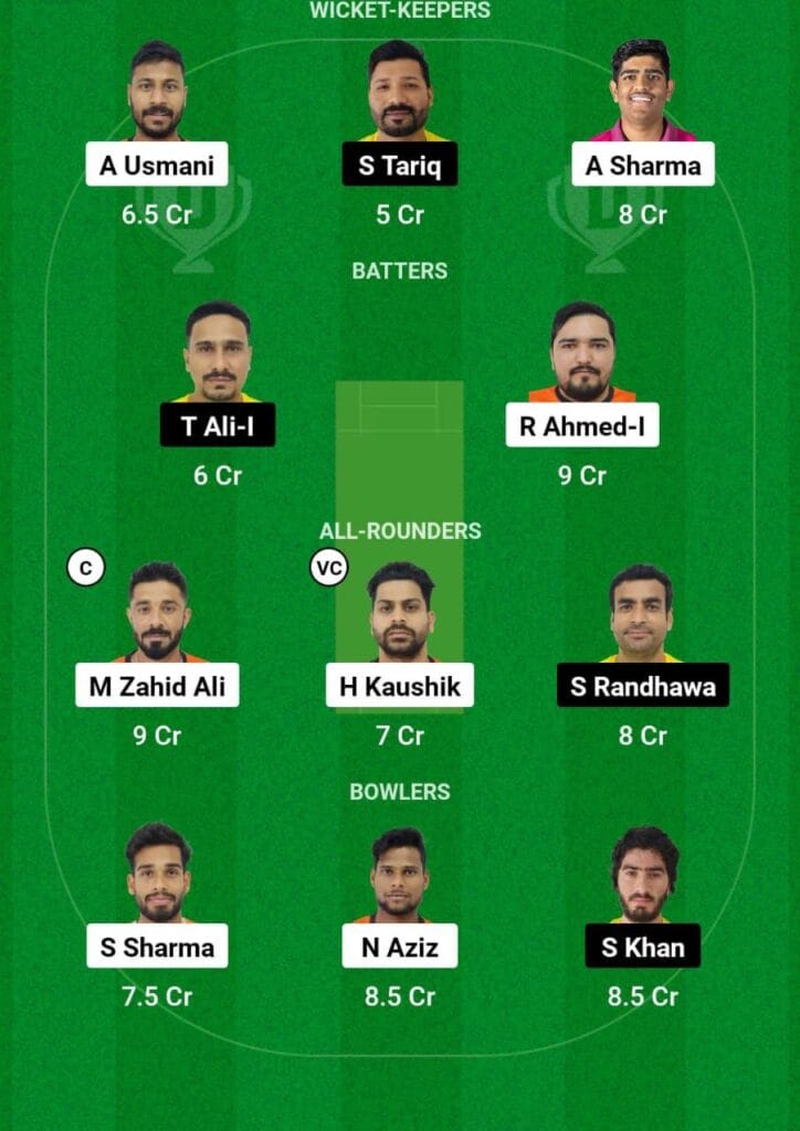 FUJ VS ABD Dream11 Prediction Team 2