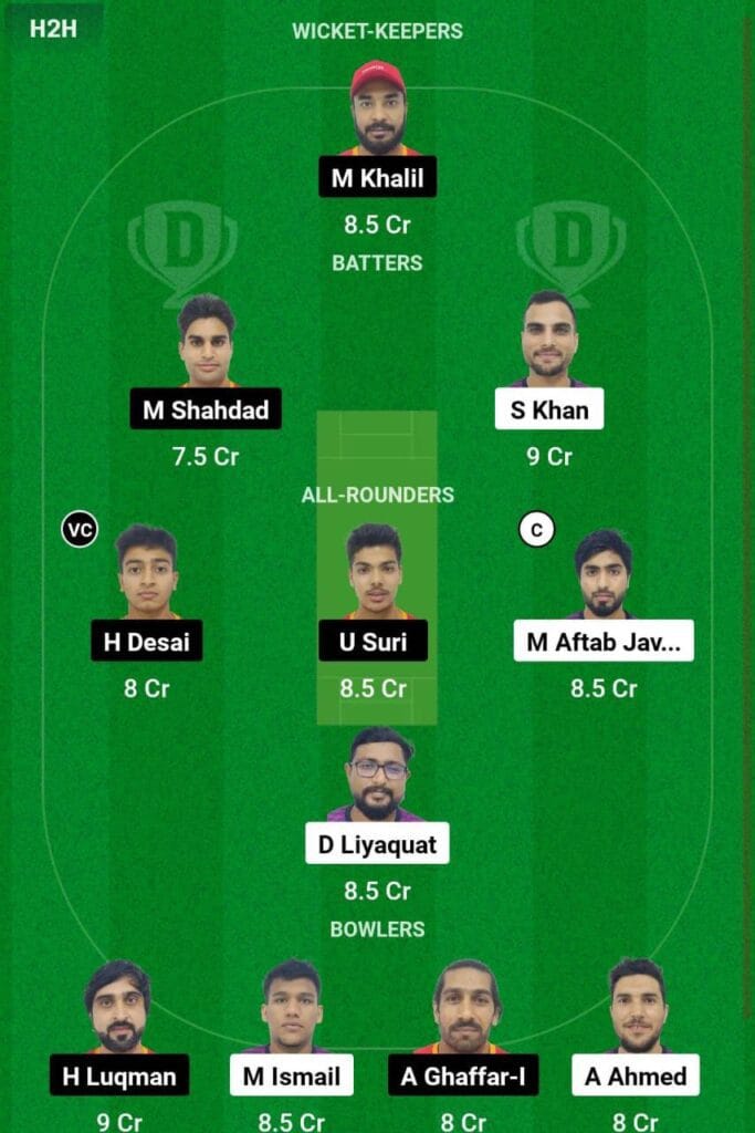 AJM VS EMR Dream11 Prediction Team 2