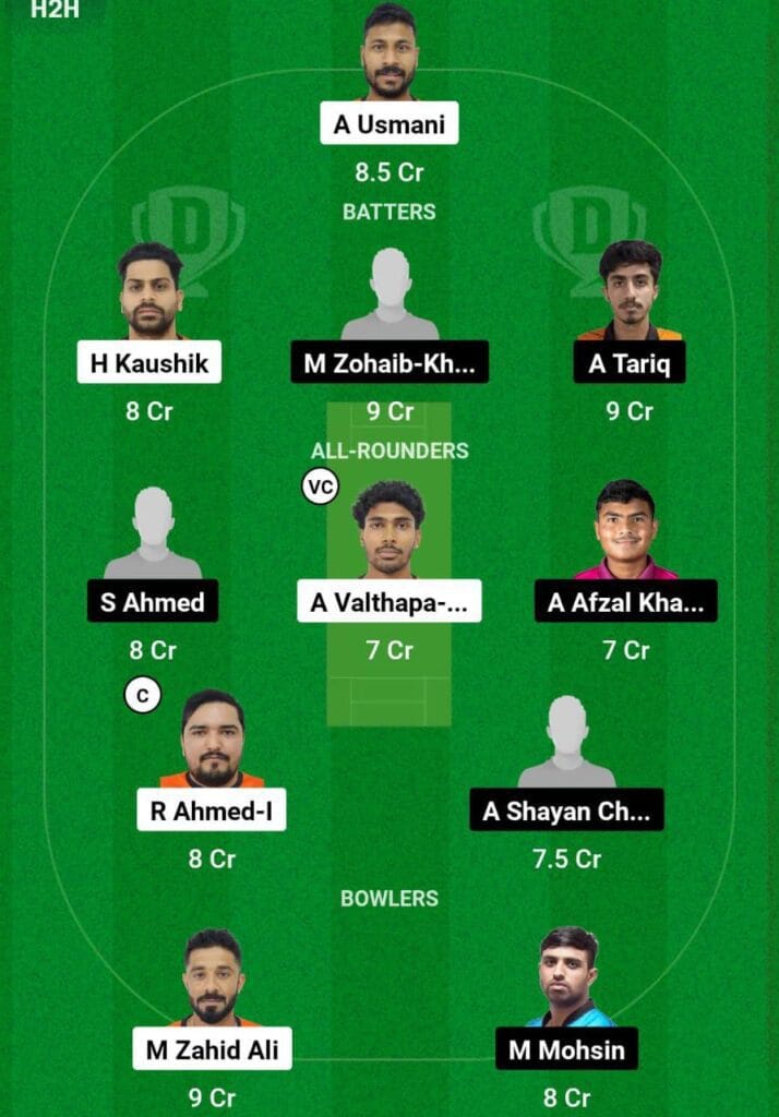 FUJ VS EMB Dream11 Prediction team 2 