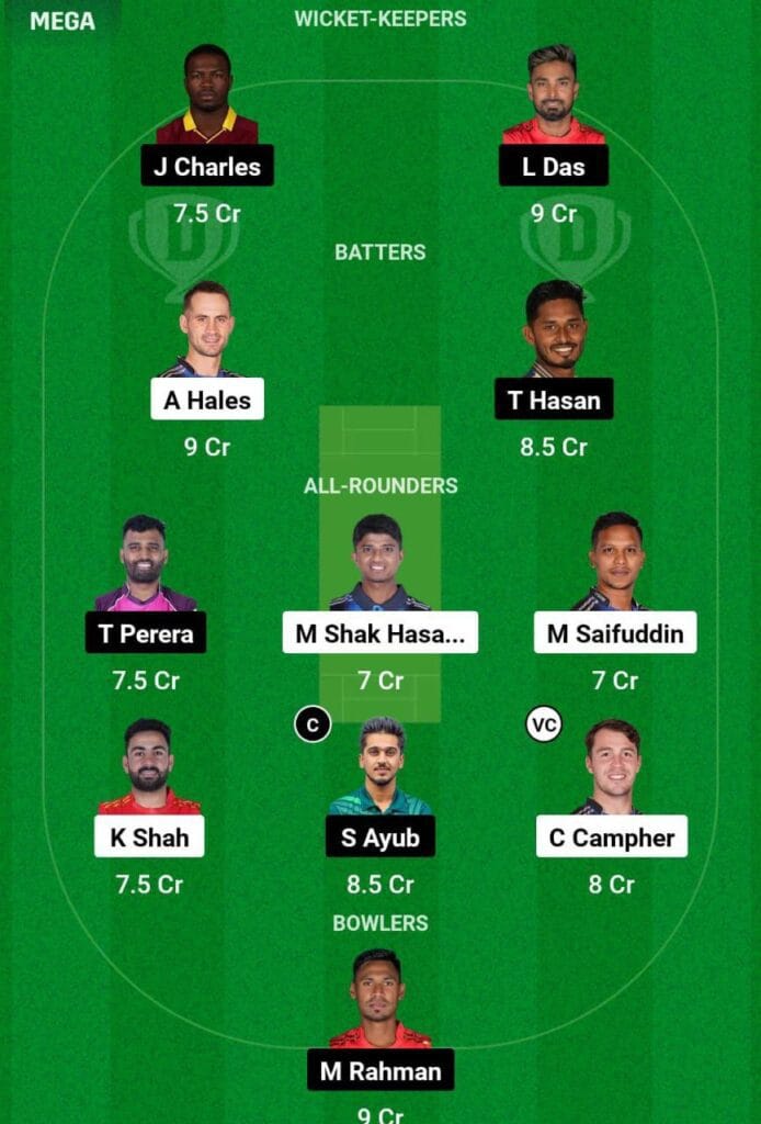 RAN VS DC Dream11 Prediction Team 2