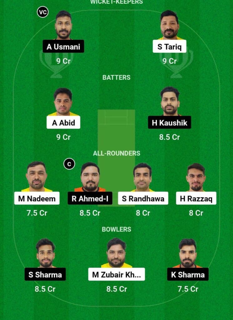 ABD VS FUJ Dream11 Prediction Team