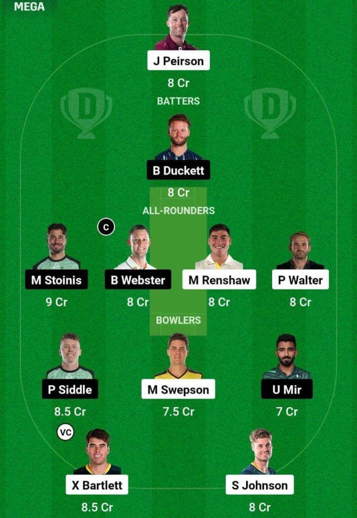 HEA VS STA Dream11 Prediction Hindi & Final Team