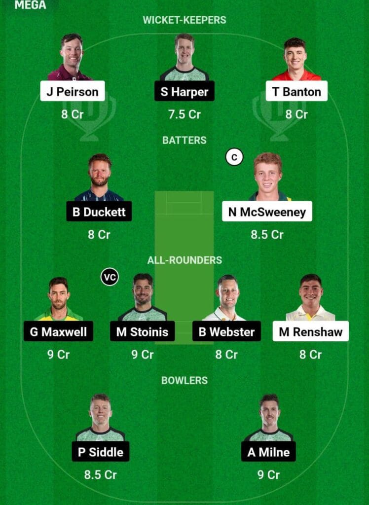 HEA VS STA Dream11 Prediction Hindi & Final Team 2