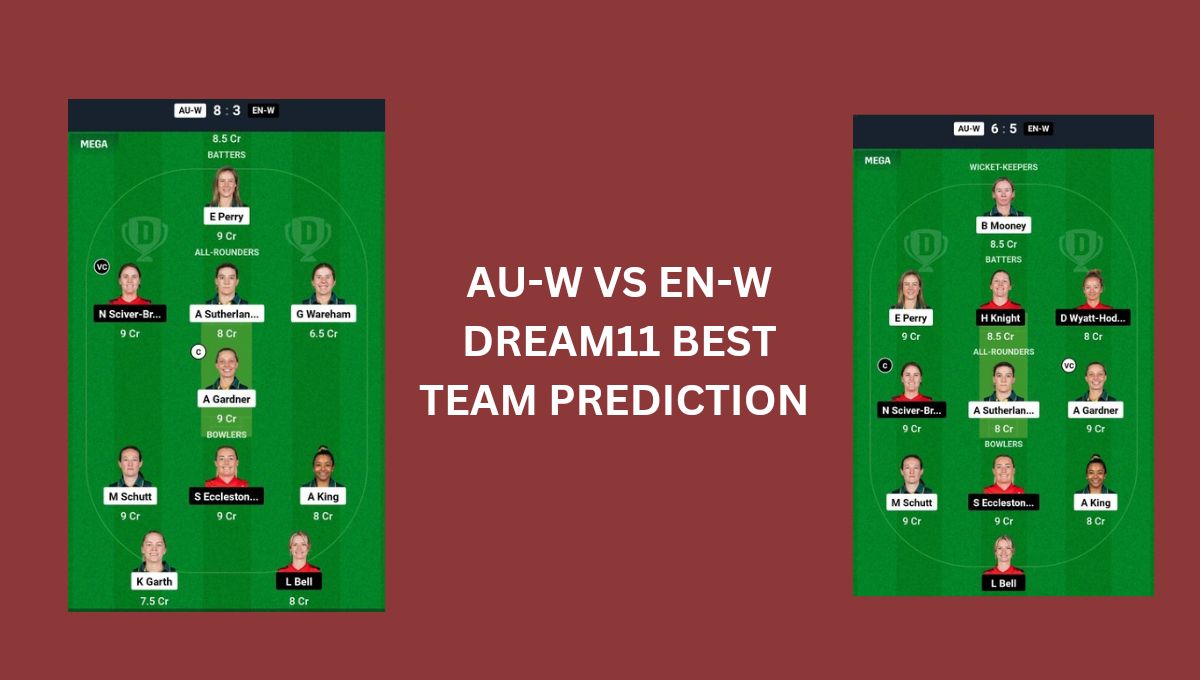 Australia Women Vs England Women 1st t20i Dream11 Prediction Hindi