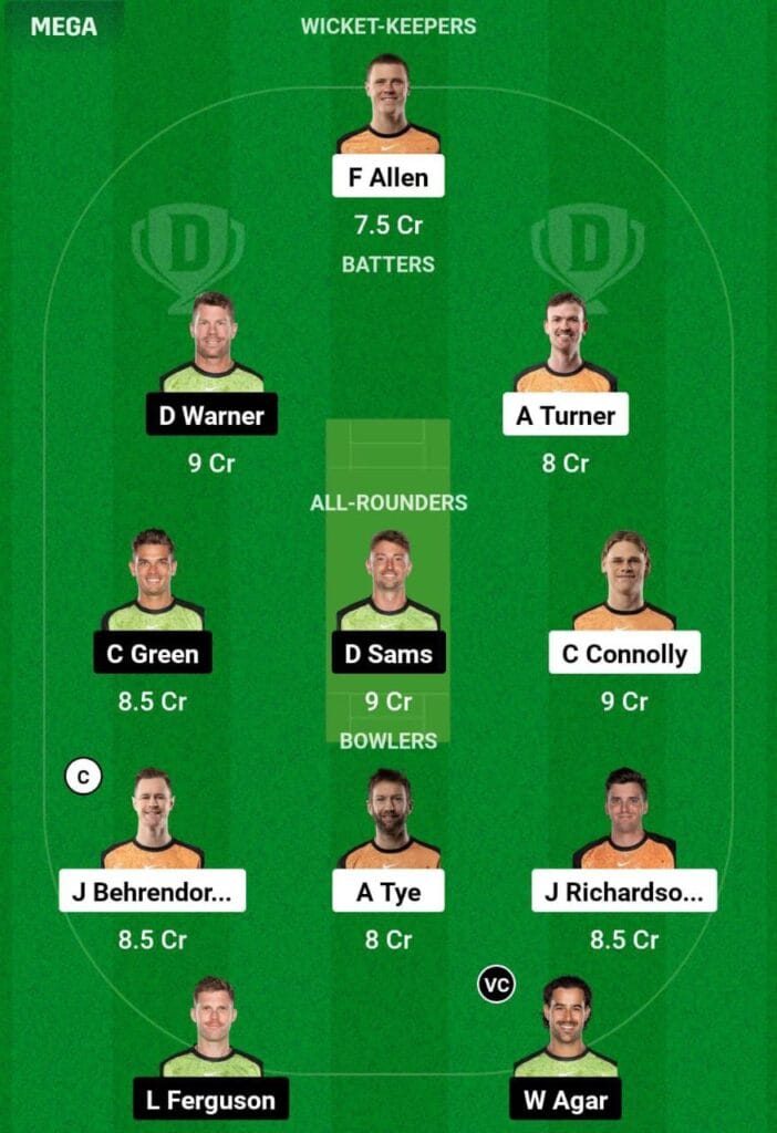 SCO VS THU Dream11 Prediction Team