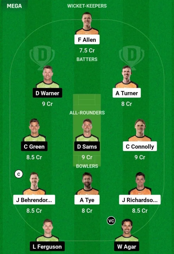 SCO VS THU Dream11 Prediction Team