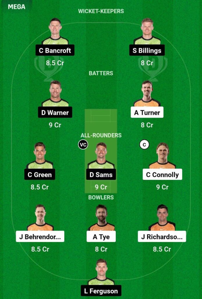 SCO VS THU Dream11 Prediction Team 2