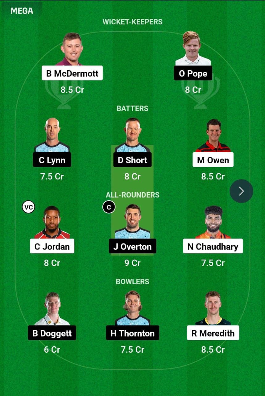 HUR VS STR Dream11 Prediction Team 