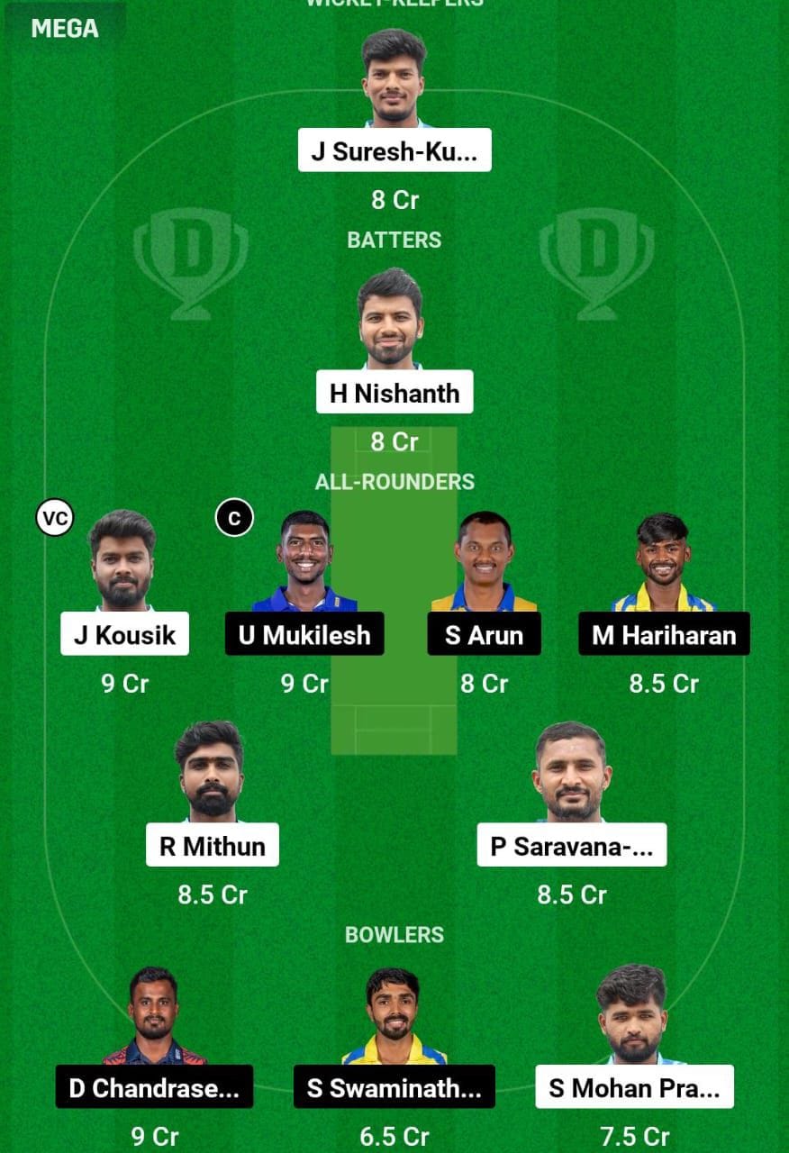 COM VS CHM Dream11 Prediction Team 