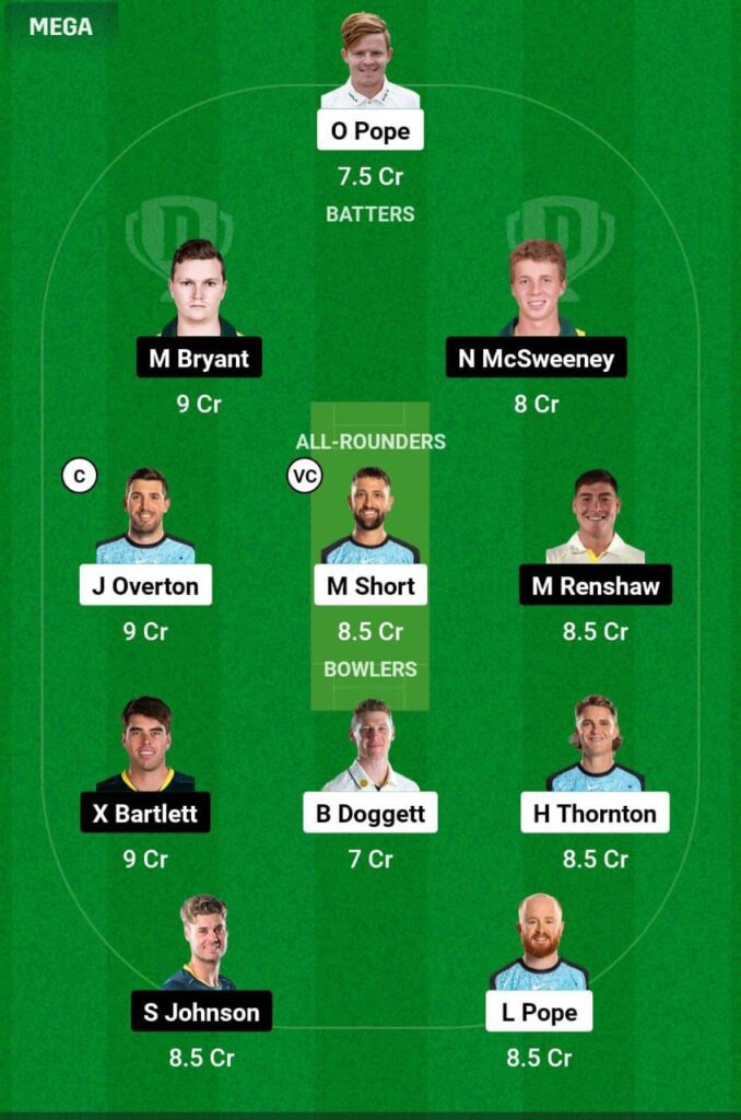 STR VS HEA Dream11 Prediction Team 