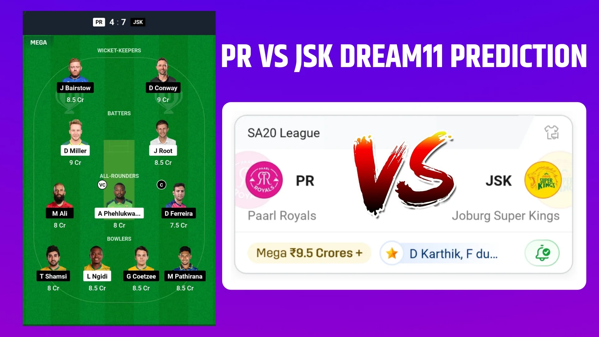 PR VS JSK Dream11 Prediction Hindi