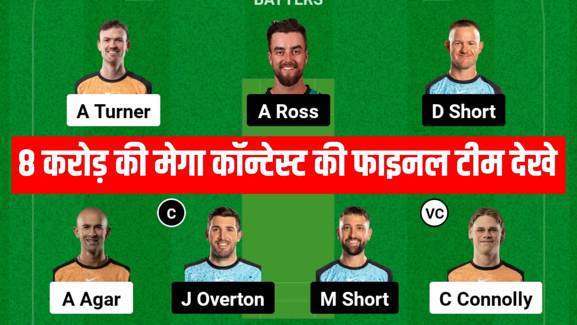 SCO VS STR Dream11 Prediction Hindi